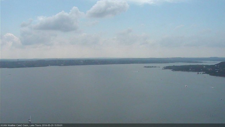 Lake Travis webcam, May 29, 2016 3:30 PM CT