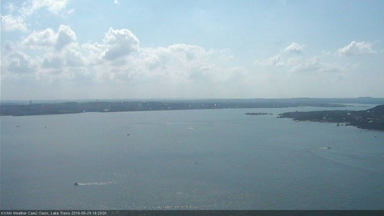 Lake Travis webcam, May 29, 2016 4:00 PM CT