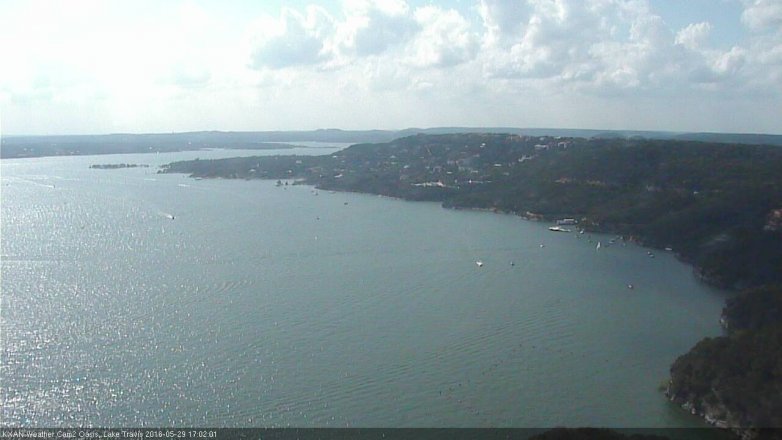 Lake Travis webcam, May 29, 2016 4:15 PM CT