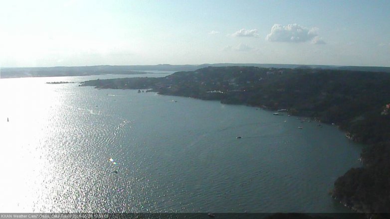 Lake Travis webcam, May 29, 2016 5:25 PM CT