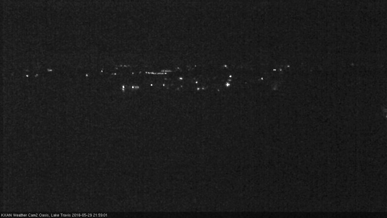Lake Travis webcam, May 29, 2016 9:15 PM CT