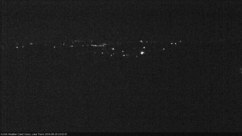 Lake Travis webcam, May 29, 2016 10:10 PM CT