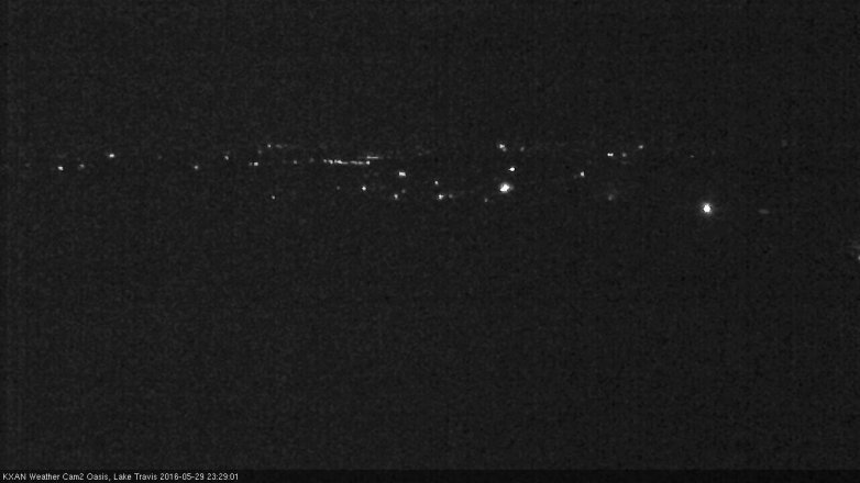Lake Travis webcam, May 29, 2016 10:35 PM CT