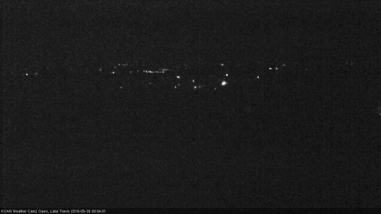 Lake Travis webcam, May 29, 2016 11:35 PM CT