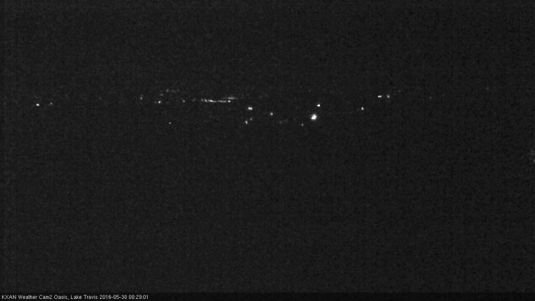 Lake Travis webcam, May 29, 2016 11:45 PM CT