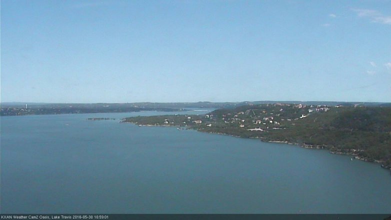 Lake Travis webcam, May 30, 2016 10:30 AM CT