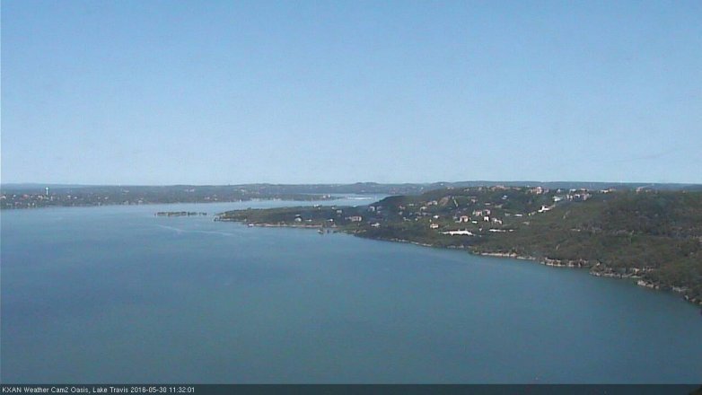 Lake Travis webcam, May 30, 2016 10:55 AM CT