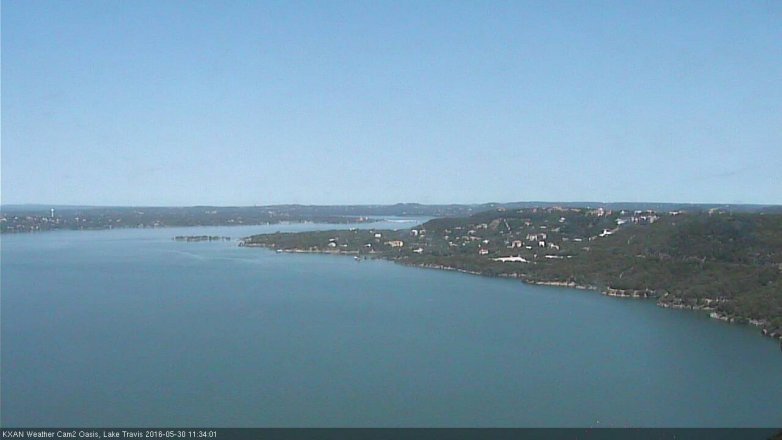 Lake Travis webcam, May 30, 2016 11:05 AM CT