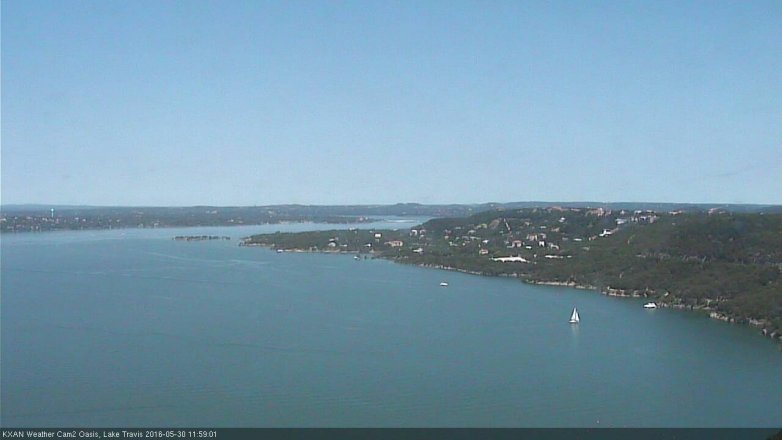 Lake Travis webcam, May 30, 2016 11:10 AM CT