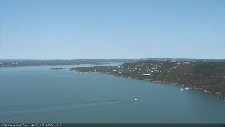 Lake Travis webcam, May 30, 2016 11:30 AM CT