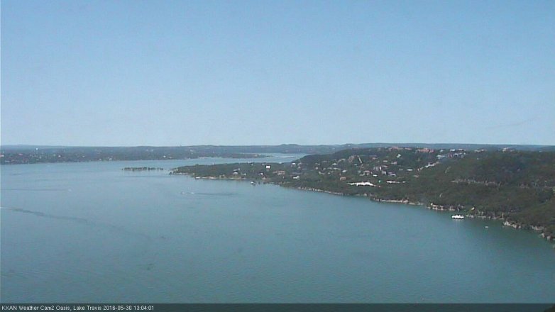 Lake Travis webcam, May 30, 2016 12:25 PM CT