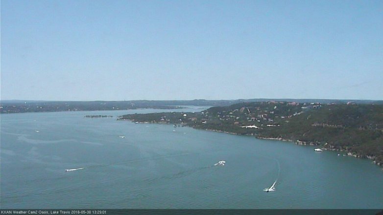 Lake Travis webcam, May 30, 2016 12:50 PM CT