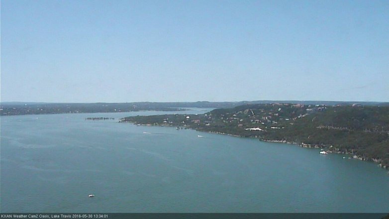 Lake Travis webcam, May 30, 2016 1:00 PM CT