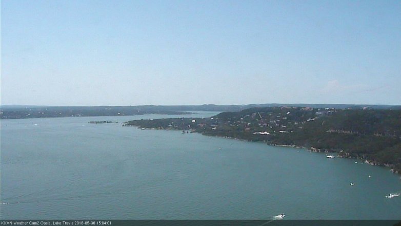 Lake Travis webcam, May 30, 2016 2:15 PM CT