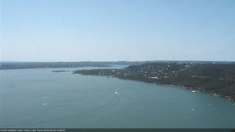 Lake Travis webcam, May 30, 2016 2:30 PM CT