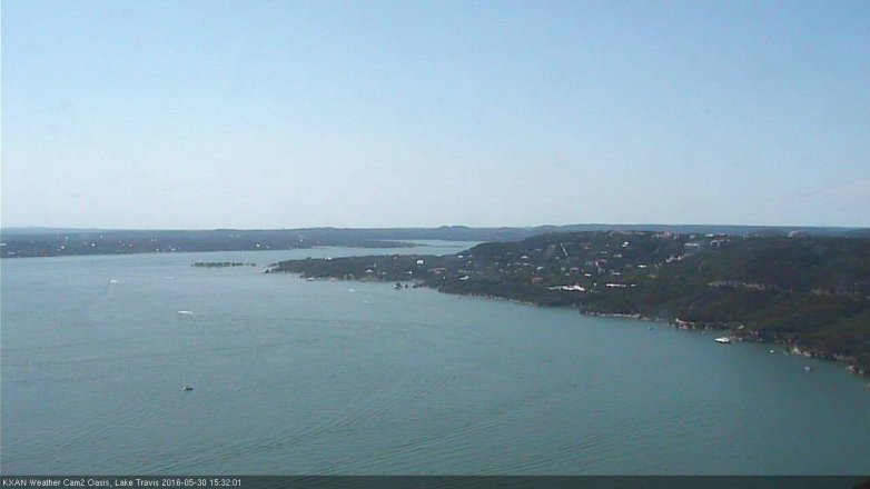 Lake Travis webcam, May 30, 2016 2:55 PM CT