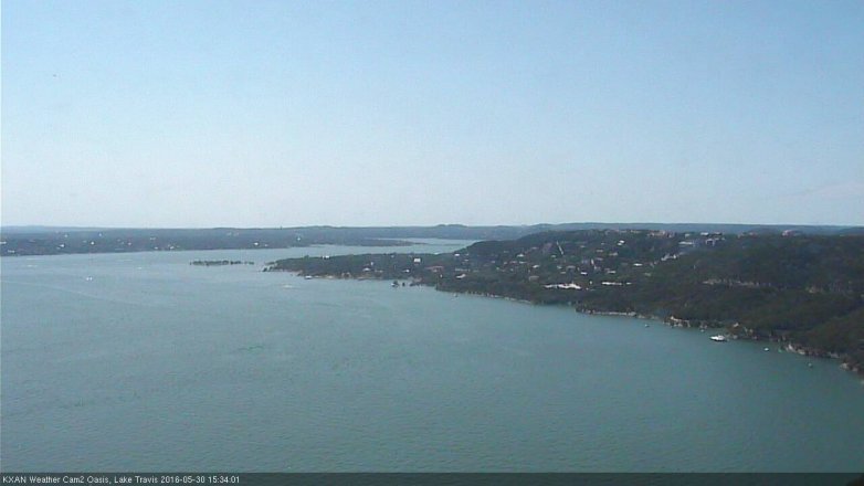 Lake Travis webcam, May 30, 2016 3:05 PM CT