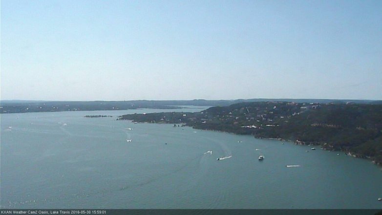 Lake Travis webcam, May 30, 2016 3:20 PM CT