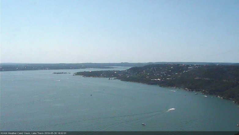 Lake Travis webcam, May 30, 2016 3:30 PM CT