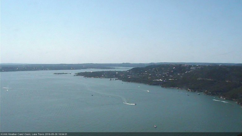 Lake Travis webcam, May 30, 2016 3:35 PM CT