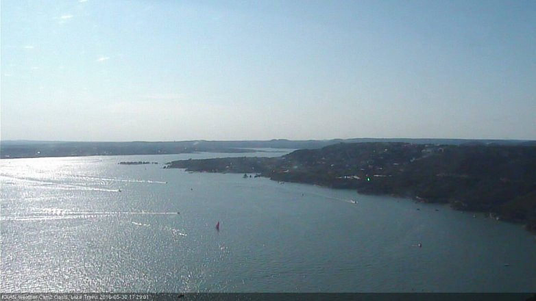 Lake Travis webcam, May 30, 2016 4:40 PM CT
