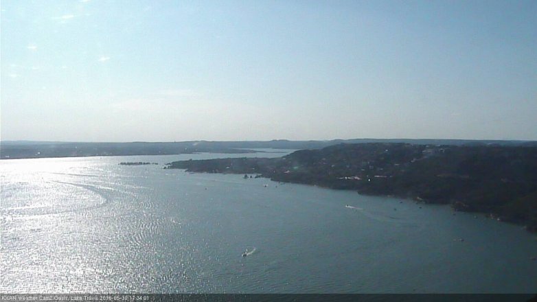 Lake Travis webcam, May 30, 2016 4:55 PM CT