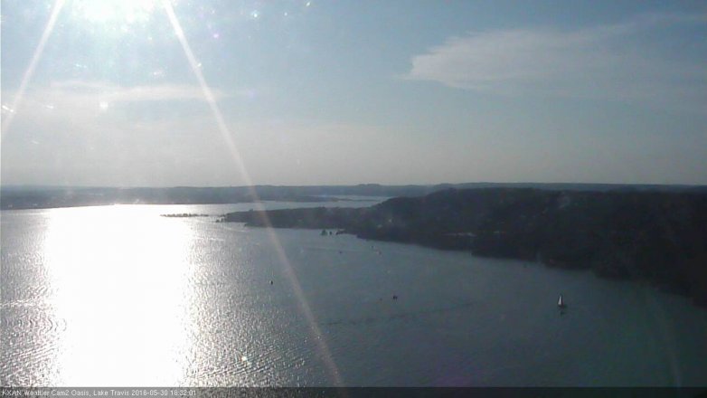 Lake Travis webcam, May 30, 2016 5:50 PM CT