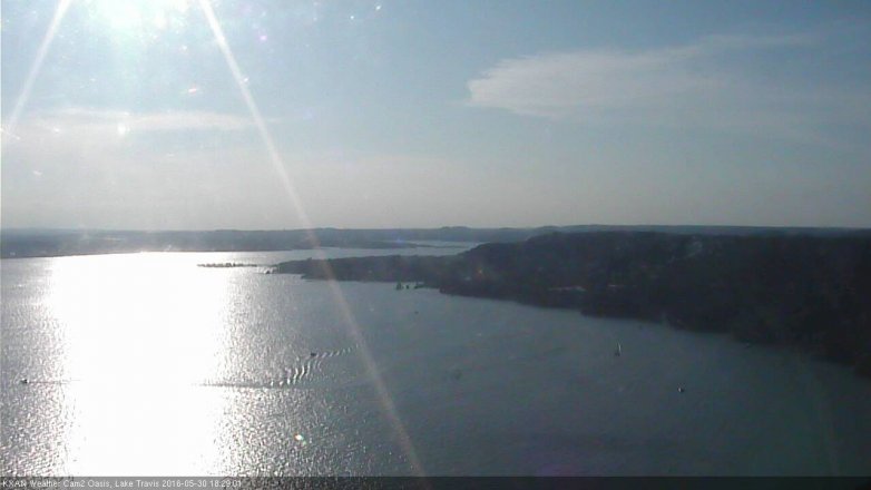 Lake Travis webcam, May 30, 2016 6:00 PM CT