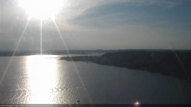 Lake Travis webcam, May 30, 2016 6:05 PM CT