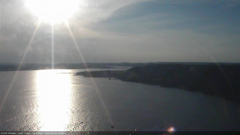 Lake Travis webcam, May 30, 2016 6:30 PM CT