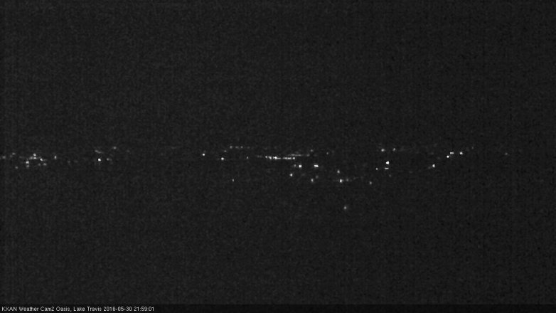 Lake Travis webcam, May 30, 2016 9:10 PM CT