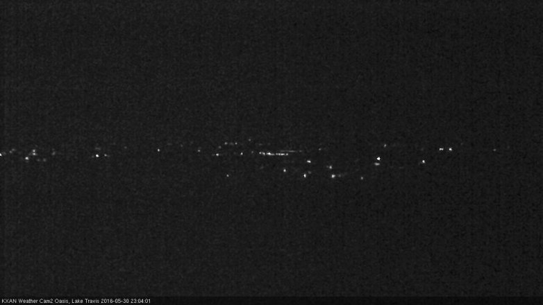 Lake Travis webcam, May 30, 2016 10:30 PM CT