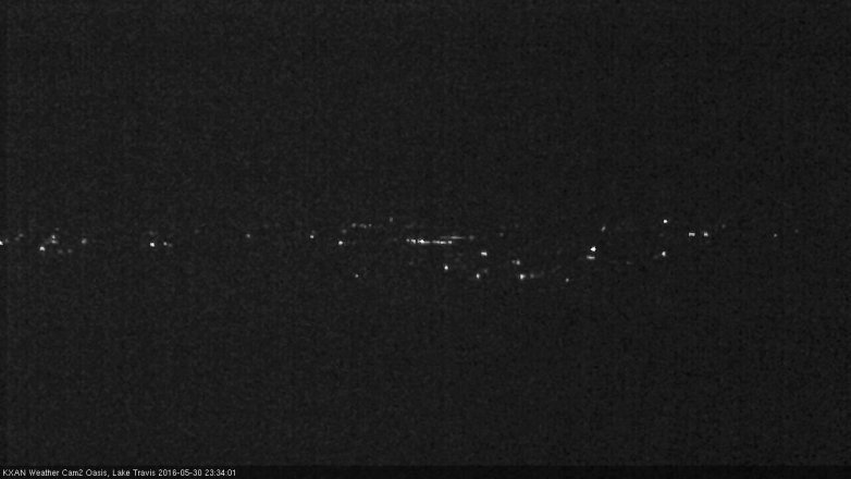 Lake Travis webcam, May 30, 2016 11:05 PM CT