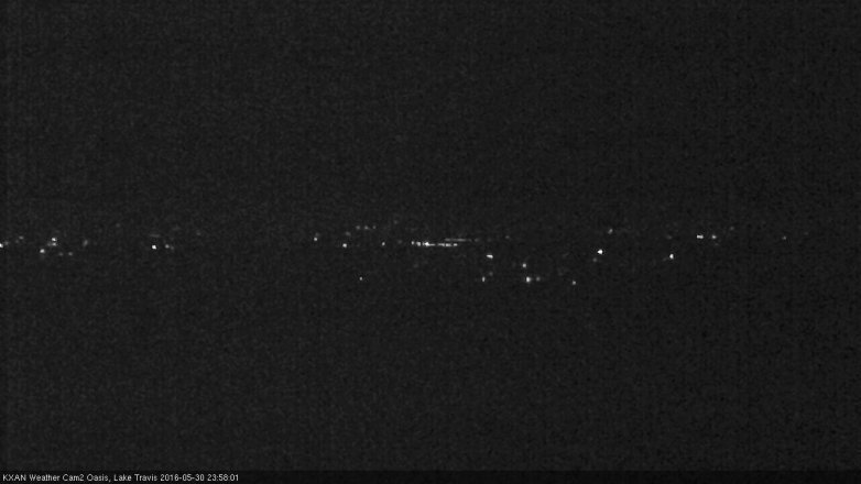 Lake Travis webcam, May 30, 2016 11:30 PM CT