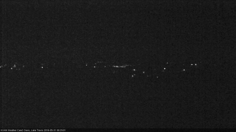 Lake Travis webcam, May 30, 2016 11:35 PM CT