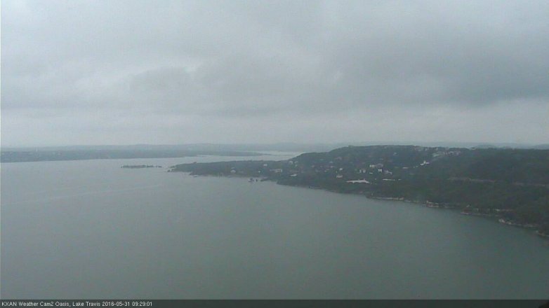Lake Travis webcam, May 31, 2016 9:00 AM CT