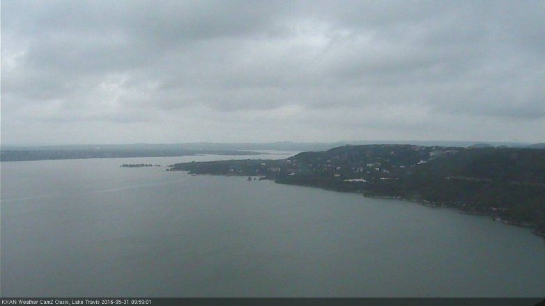 Lake Travis webcam, May 31, 2016 9:10 AM CT