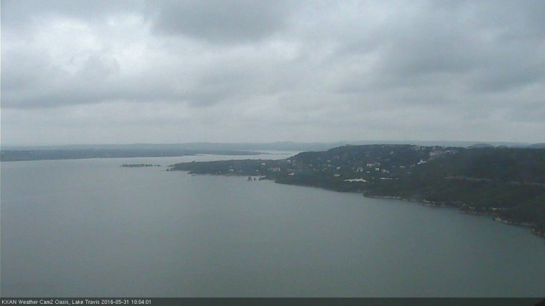 Lake Travis webcam, May 31, 2016 9:20 AM CT