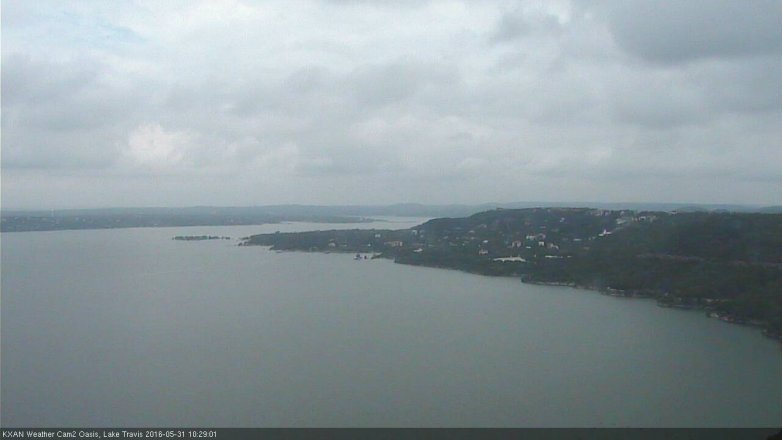 Lake Travis webcam, May 31, 2016 9:50 AM CT