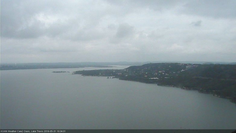 Lake Travis webcam, May 31, 2016 10:05 AM CT
