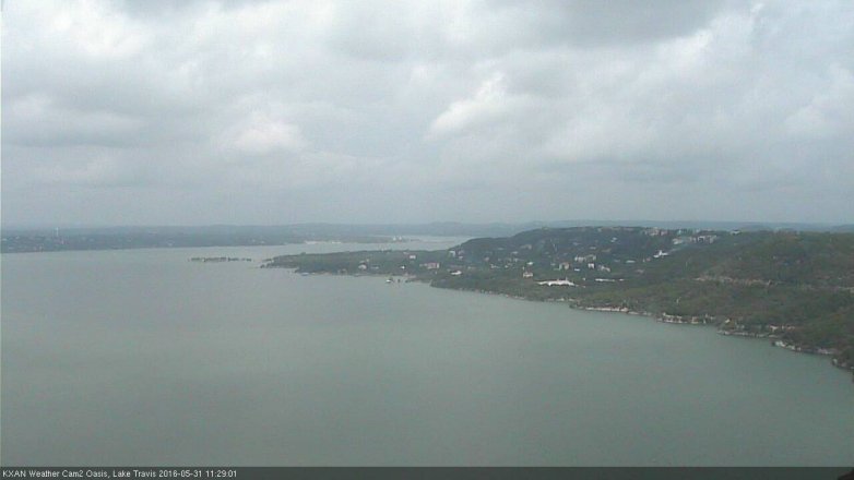 Lake Travis webcam, May 31, 2016 11:00 AM CT
