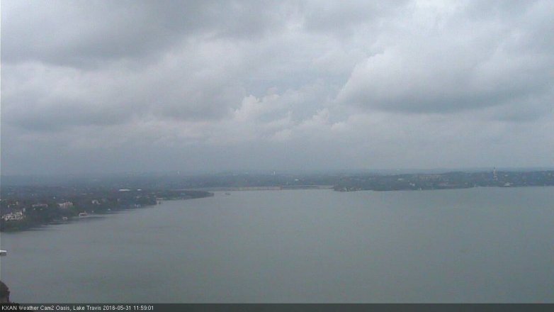Lake Travis webcam, May 31, 2016 11:25 AM CT