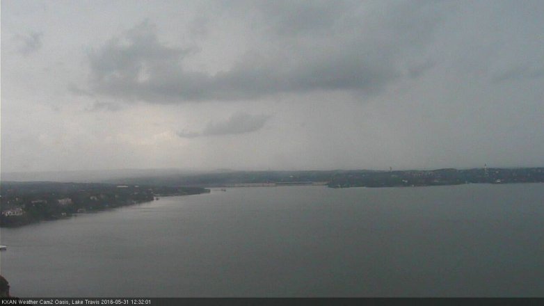 Lake Travis webcam, May 31, 2016 11:45 AM CT