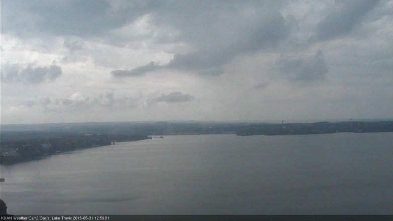 Lake Travis webcam, May 31, 2016 12:25 PM CT