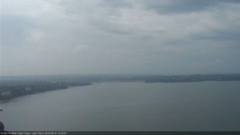 Lake Travis webcam, May 31, 2016 12:45 PM CT