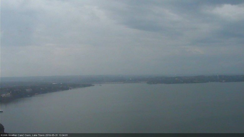 Lake Travis webcam, May 31, 2016 1:00 PM CT