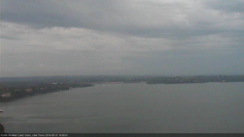 Lake Travis webcam, May 31, 2016 1:10 PM CT