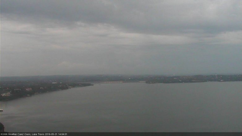 Lake Travis webcam, May 31, 2016 1:20 PM CT
