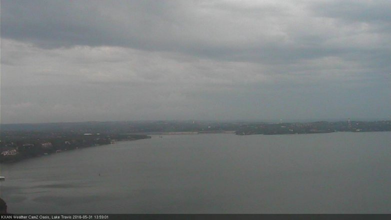 Lake Travis webcam, May 31, 2016 1:25 PM CT