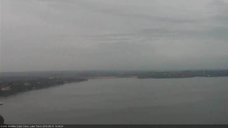 Lake Travis webcam, May 31, 2016 1:40 PM CT